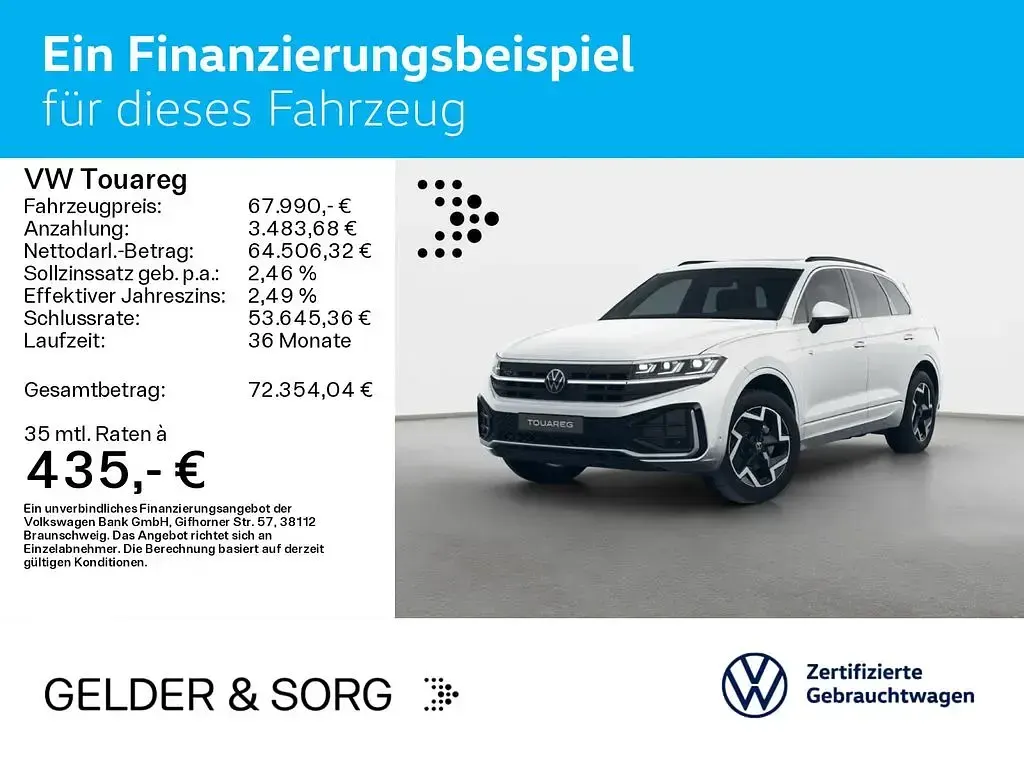 Gebraucht VW Touareg R-line 286 PS (210 kW) 2025 Weiß SUV
