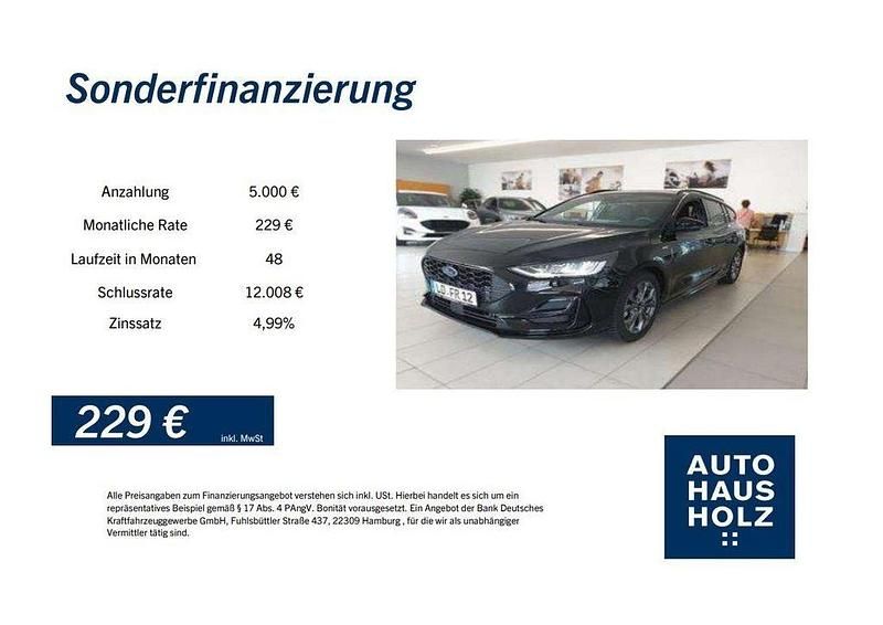 Schwarz Gebraucht 2023 Ford Focus ST-Line Limousine | 22.990 € (Fairer Preis) - Bild 1/4