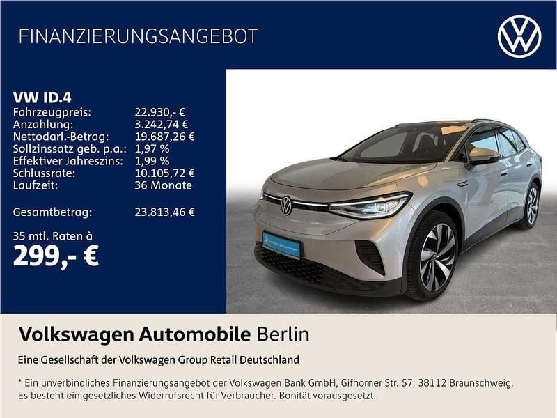 Gebraucht VW ID.4 Pro Performance 150 kW (204 PS) 2021 Silber SUV