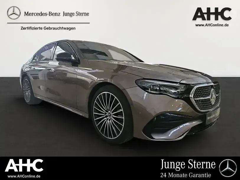Gebraucht Mercedes E200 AMG 204 PS (150 kW) 2025 Metalliclack samtbraun metalli Limousine
