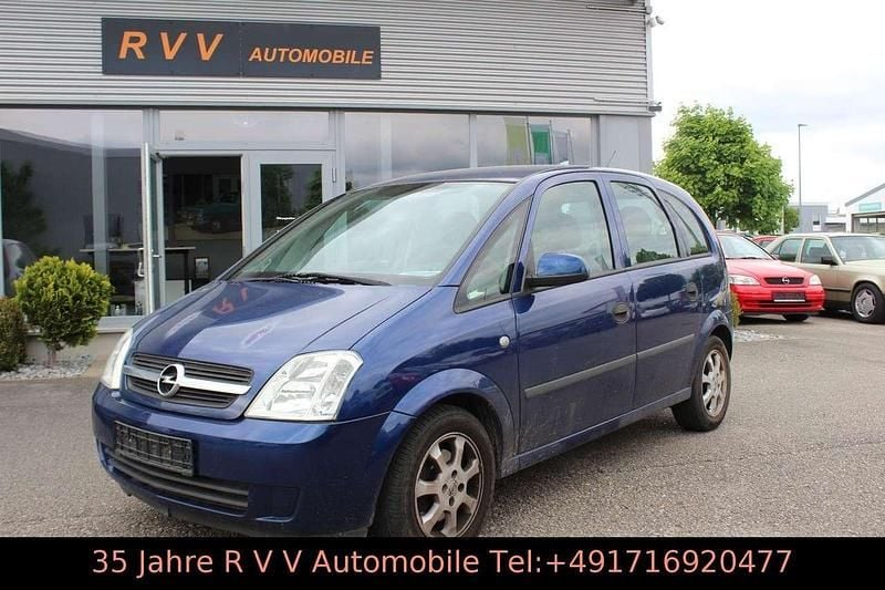 Blau Gebraucht 2003 Opel Meriva Enjoy Van / Kleinbus | 350 € (Superpreis) - Bild 1/4