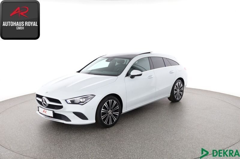 Weiss Gebraucht 2021 Mercedes CLA220 Shooting Brake Kombi | 28.880 € (Guter Preis) - Bild 1/4