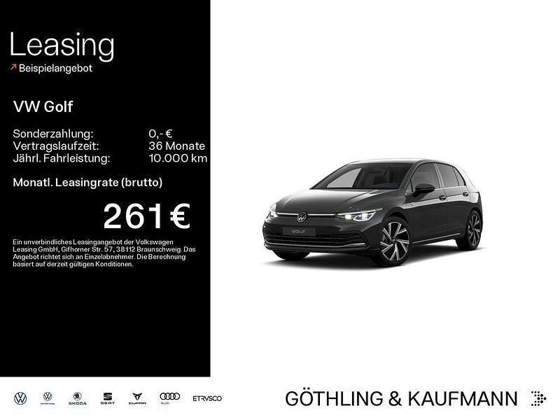 Gebraucht VW Golf VIII Style 131 PS (96 kW) 2024 Grenadillschwarz metallic Limousine