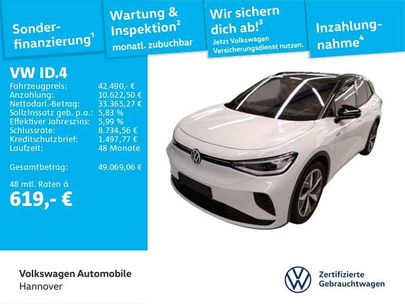Weiß Gebraucht 2025 VW ID.4 GTX SUV | 42.490 € (Guter Preis) - Bild 1/3