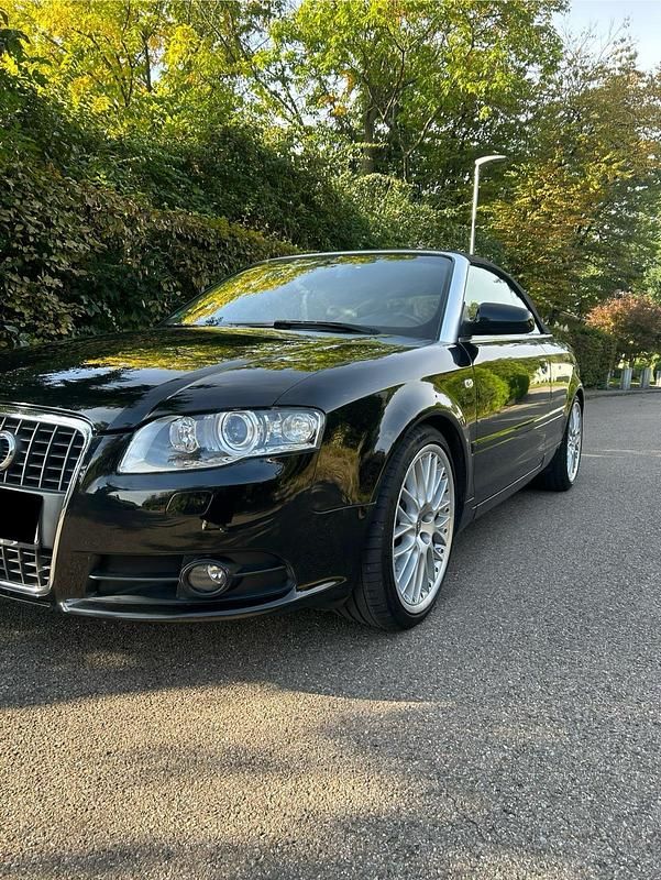 Schwarz Gebraucht 2008 Audi A4 Cabriolet S-Line Cabrio | 8.499 € (Teuer) - Bild 1/4