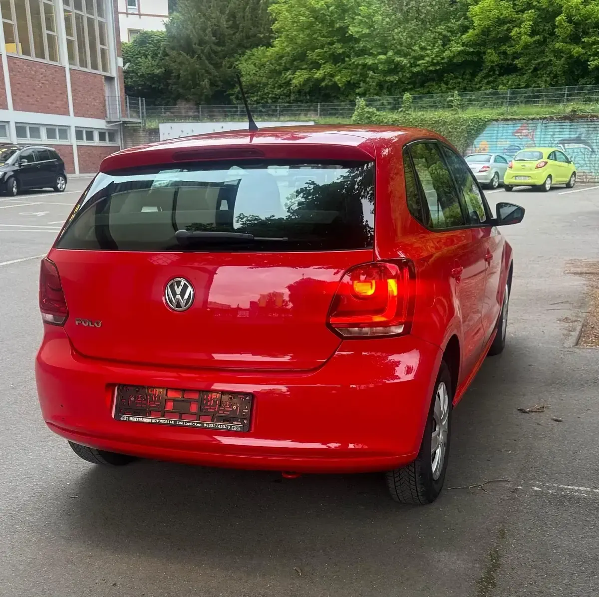 Brugt VW Polo 60 HK (44 kW) 2010 Rød Hatchback
