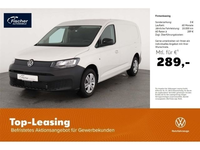 Weiss Neu 2025 VW Caddy Maxi Van / Kleinbus | 37.980 € (Etwas zu teuer) - Bild 1/4