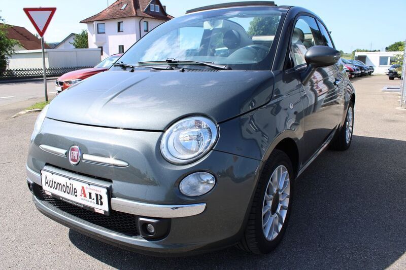 Grau Gebraucht 2013 Fiat 500C Lounge Cabrio | 4.490 € (Superpreis) - Bild 1/4