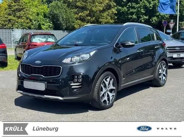 Black metallic Gebraucht 2018 Kia Sportage GT-Line SUV | 17.886 € (Fairer Preis) - Bild 1/4
