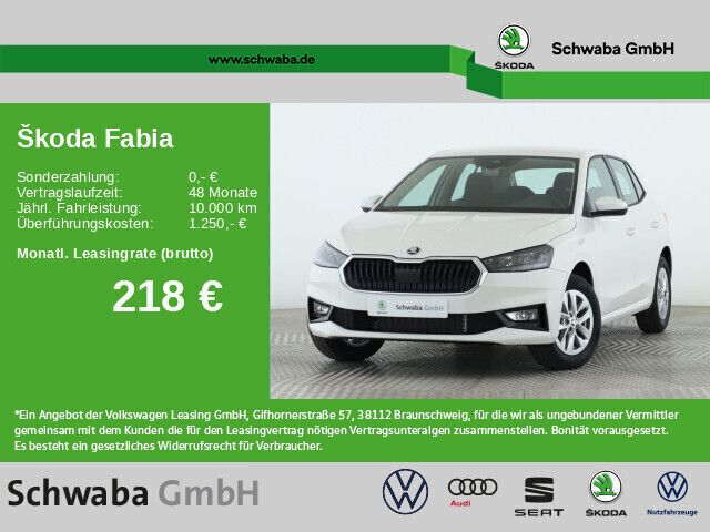 Weiß Gebraucht 2022 Skoda Fabia Selection Kleinwagen | 21.860 € (Teuer) - Bild 1/4