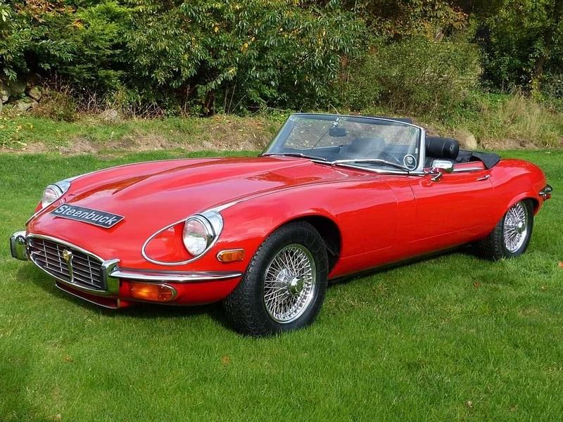 Usata Jaguar E-Type 276 CV (202 kW) 1974 Rosso Cabrio