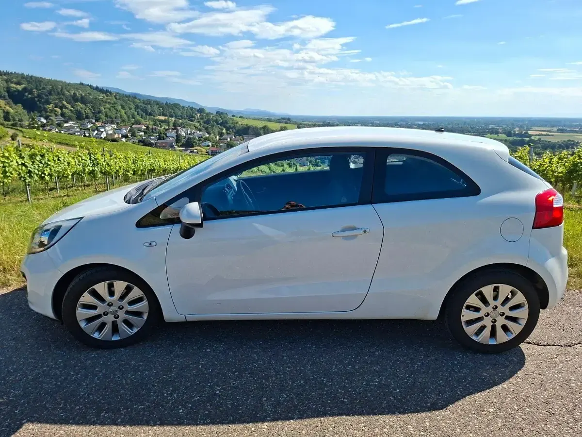 Gebraucht Kia Rio Edition 7 86 PS (63 kW) 2013 Weiß Kleinwagen