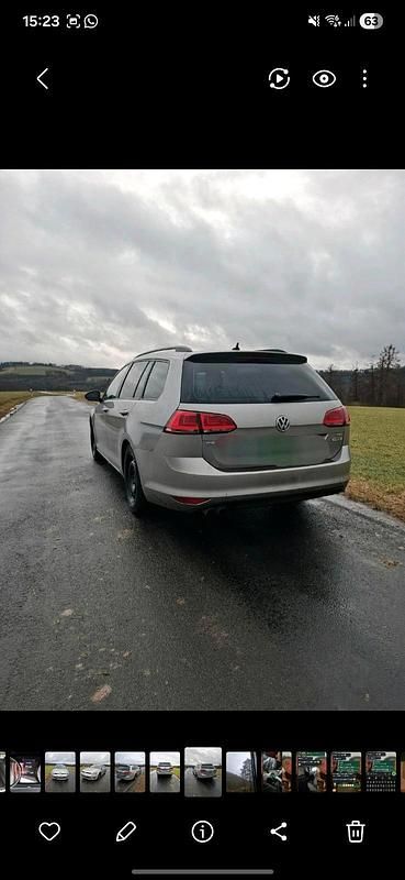 Gebraucht VW Golf VII 125 PS (91 kW) 2017 Gold Kombi