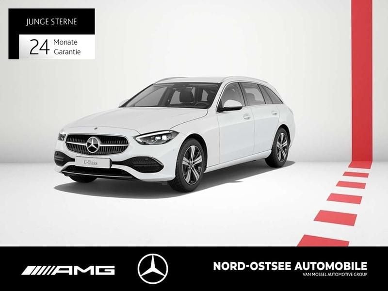 Gebraucht Mercedes C220 Avantgarde 200 PS (147 kW) 2023 Unilack polarweiß Kombi