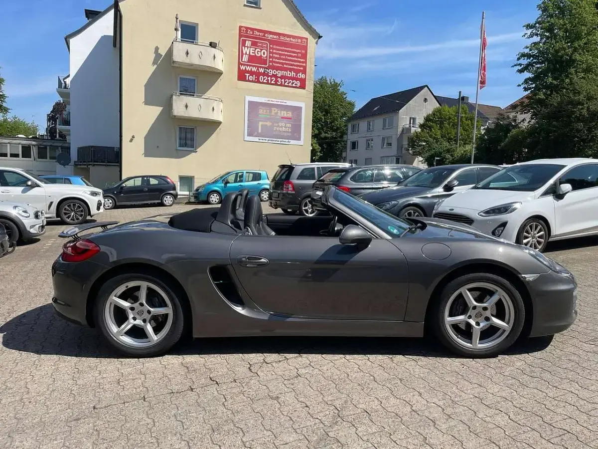 Gebraucht Porsche Boxster 265 PS (194 kW) 2014 Achatgraumetallic Cabrio