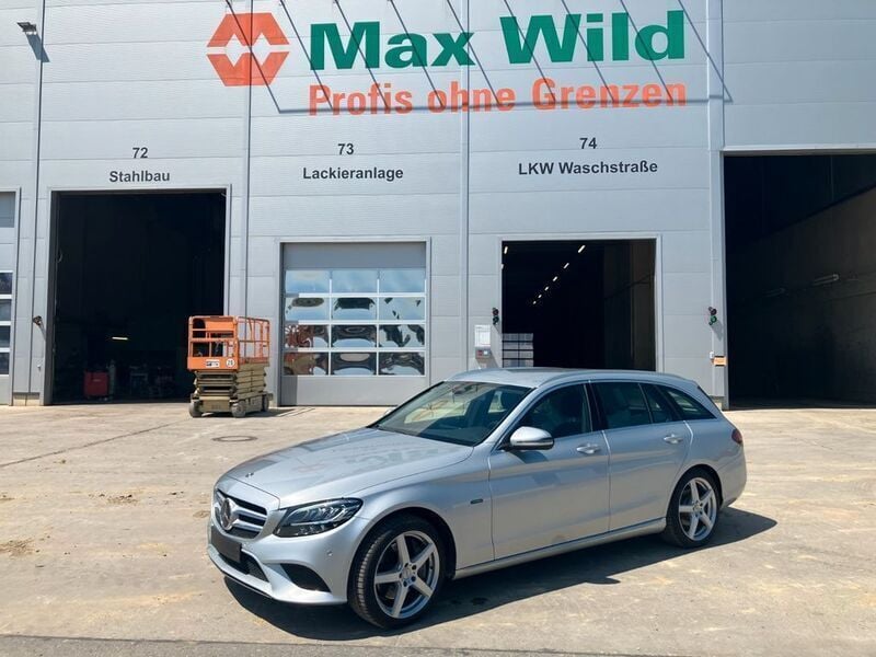 Silber Gebraucht 2020 Mercedes C300e Kombi | 16.500 € (Superpreis) - Bild 1/4