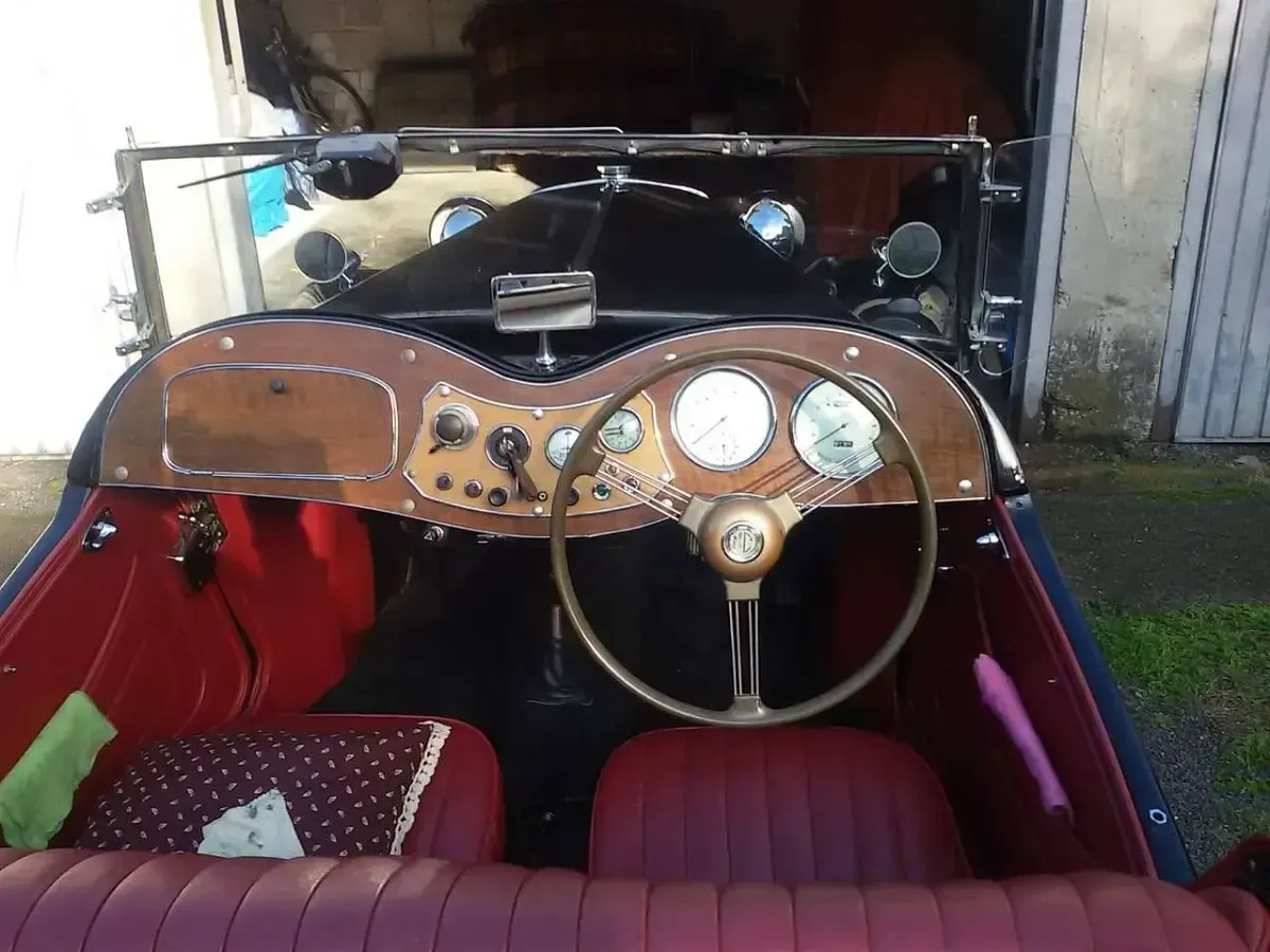 Occasion MG TD 52 ch (38 kW) 1953 Noir Cabriolet