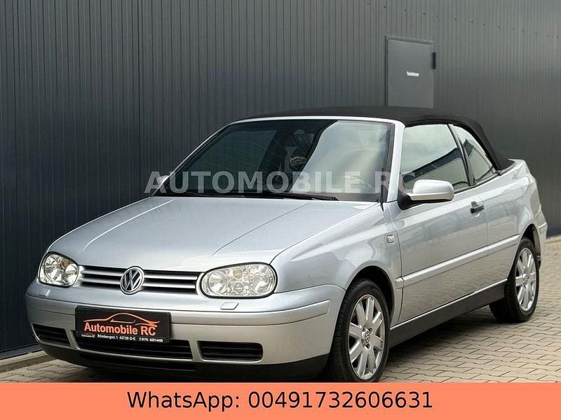 Silber Gebraucht 2001 VW Golf Cabriolet Highline Cabrio | 3.900 € (Guter Preis) - Bild 1/4