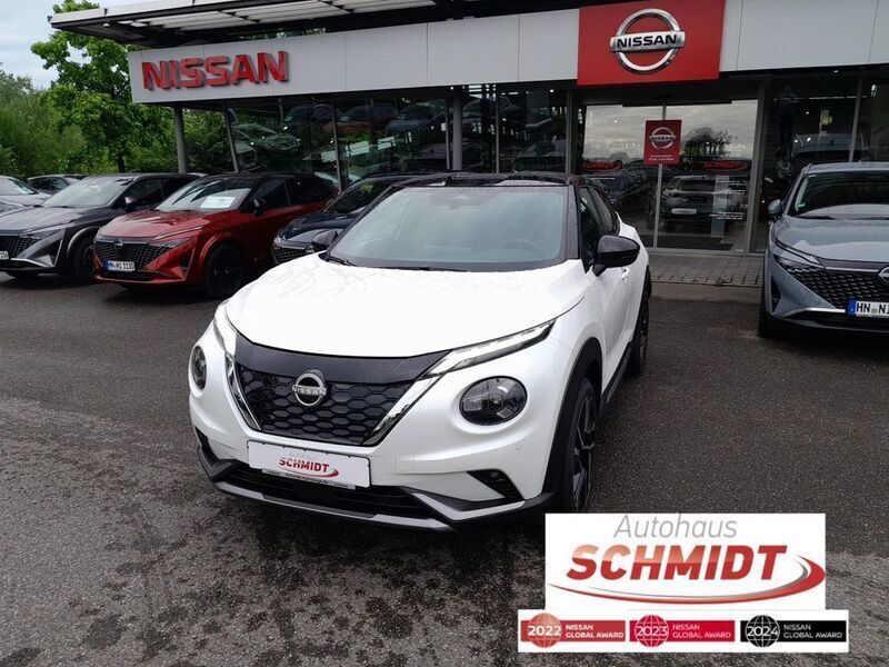 White pearl/dach black Neu 2025 Nissan Juke SUV | 30.490 € (Fairer Preis) - Bild 1/4