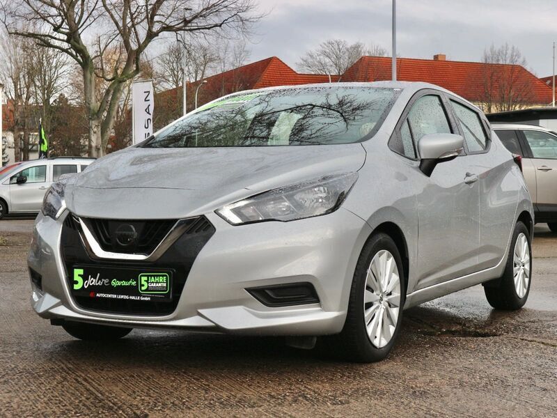 Silber Gebraucht 2022 Nissan Micra Acenta Kleinwagen | 13.049 € (Fairer Preis) - Bild 1/4