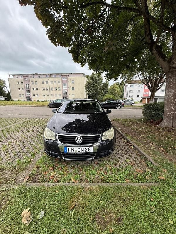 Schwarz Gebraucht 2006 VW Eos Cabrio | 1.000 € (Superpreis) - Bild 1/4