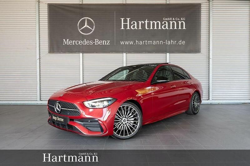 Patagonienrot bright Gebraucht 2024 Mercedes C200 AMG Limousine | 44.850 € (Teuer) - Bild 1/4