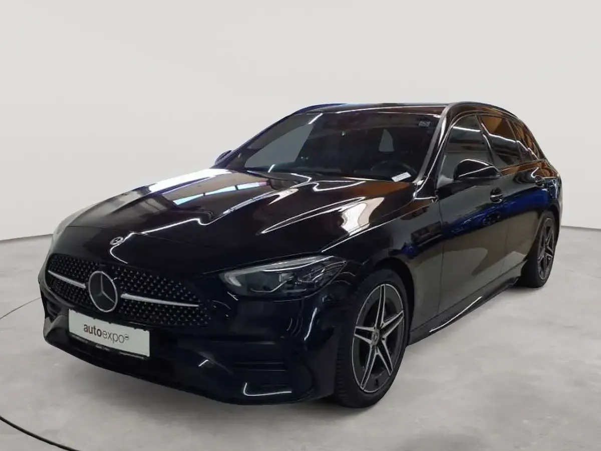 Gebraucht Mercedes C220 AMG line 200 PS (147 kW) 2023 Schwarz Kombi