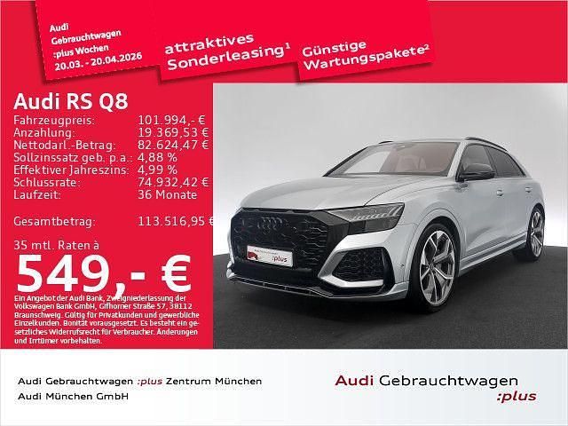 Gebraucht Audi RS Q8 Sport 600 PS (441 kW) 2022 Satellitsilber metallic SUV