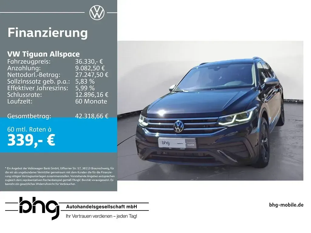Gebraucht VW Tiguan Allspace Life 150 PS (110 kW) 2024 SUV
