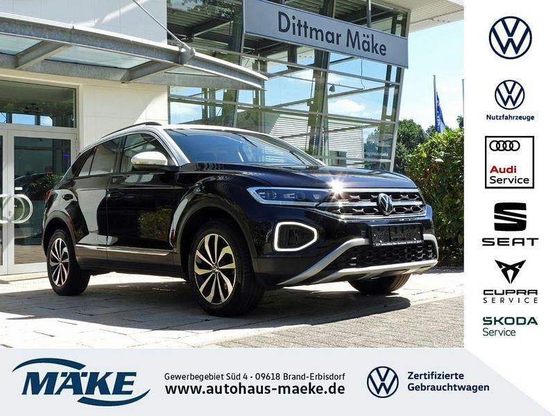 Deep black perleffekt (metallic) Gebraucht 2022 VW T-Roc Style SUV | 23.590 € (Fairer Preis) - Bild 1/4