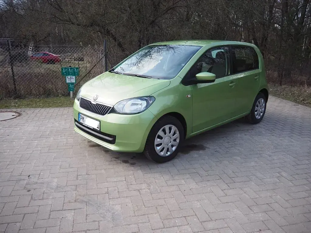 Gebraucht Skoda Citigo Ambition 60 PS (44 kW) 2014 Grün Kleinwagen