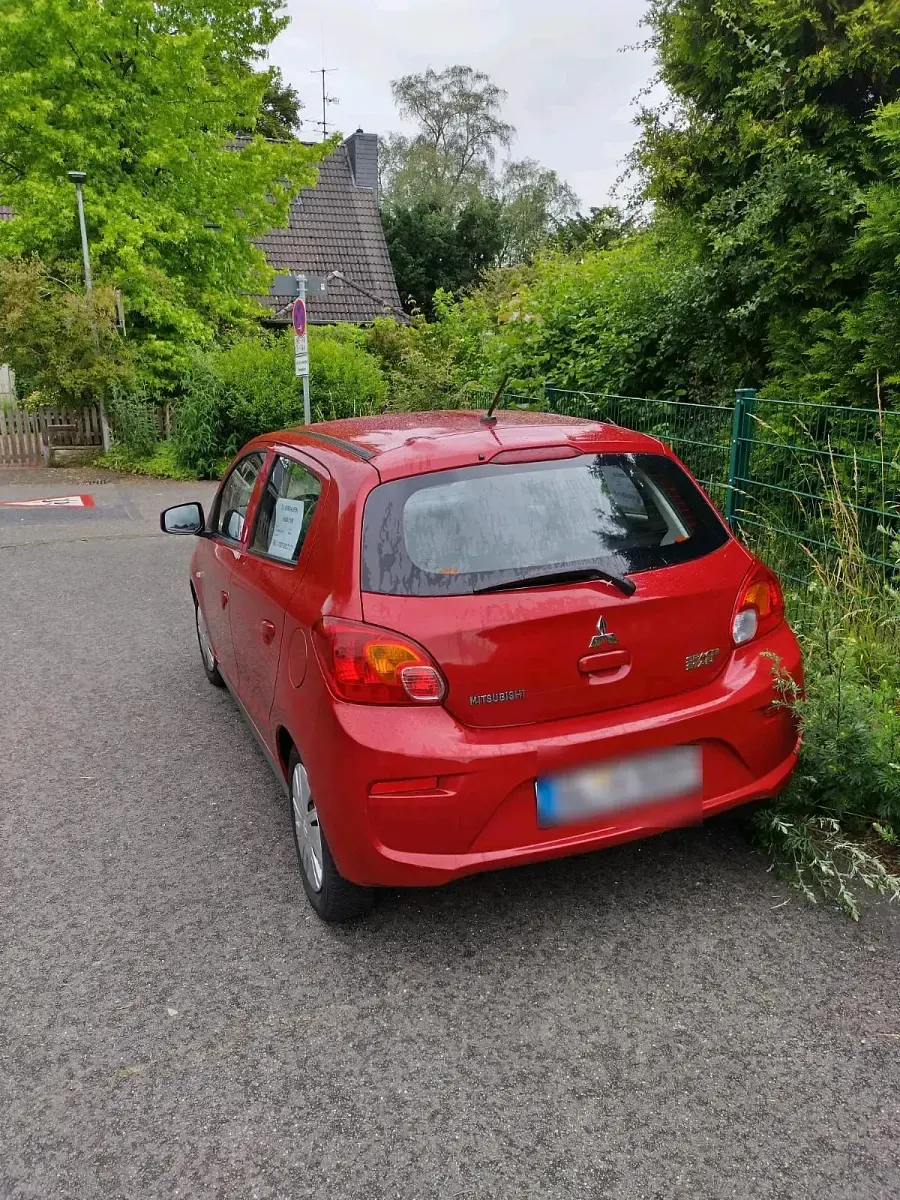 Gebraucht Mitsubishi Space Star 80 PS (58 kW) 2018 Rot Kleinwagen