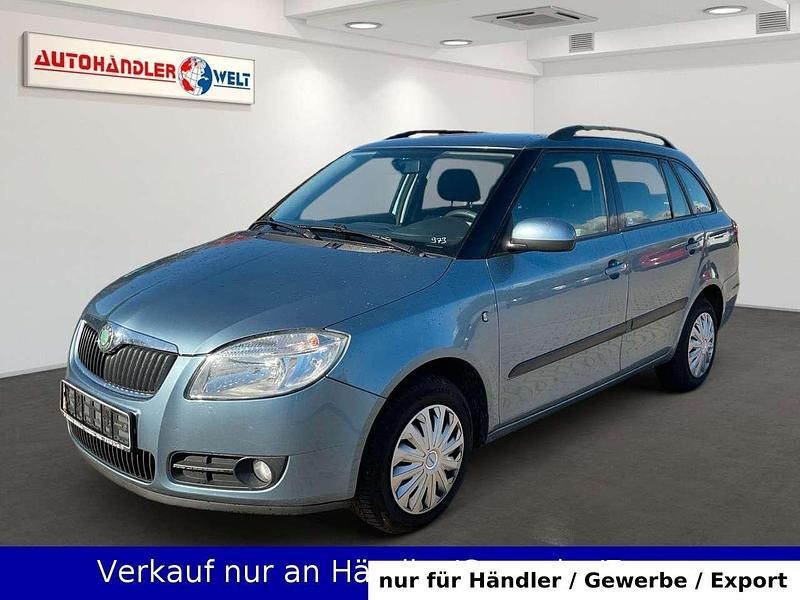 Blau Gebraucht 2008 Skoda Fabia Ambiente Kleinwagen | 1.099 € (Guter Preis) - Bild 1/3