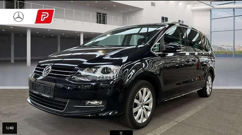 Schwarz Gebraucht 2016 VW Sharan Highline Van / Kleinbus | 21.800 € (Fairer Preis) - Bild 1/4