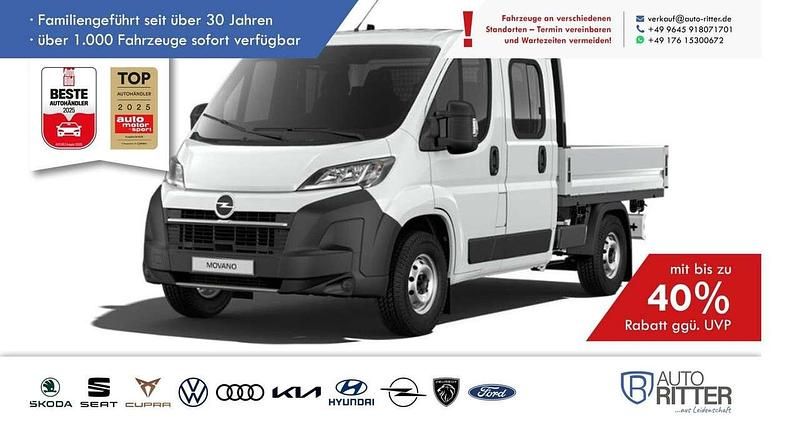 Cassablanca weiß/weiß Neu 2025 Opel Movano Van | 37.990 € (Fairer Preis) - Bild 1/4