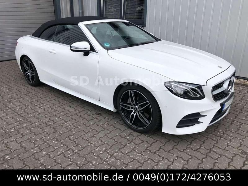 Gebraucht Mercedes E220 AMG line Plus 194 PS (142 kW) 2018 Polarweiss  unilack Cabrio