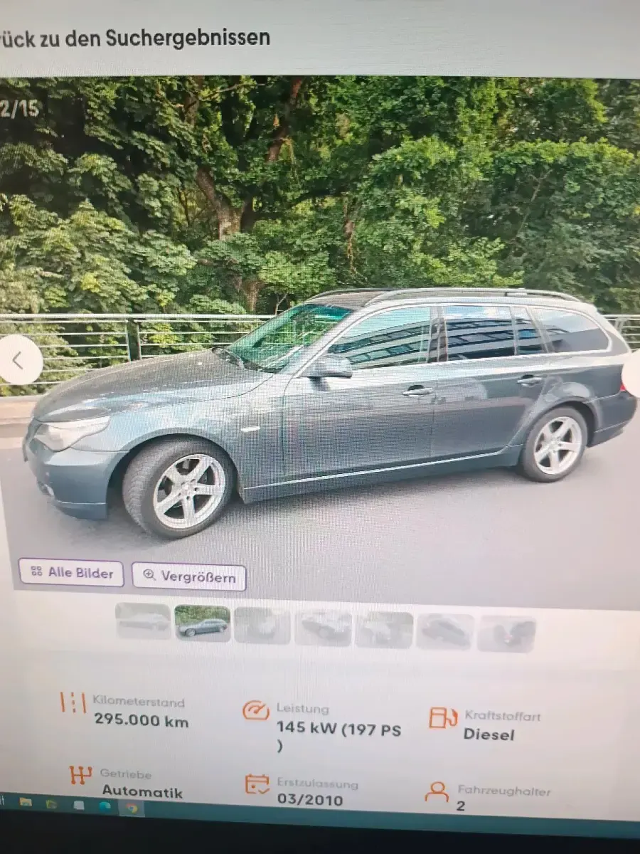 Gebraucht BMW 525 Exclusive 197 PS (144 kW) 2010 Silber Kombi