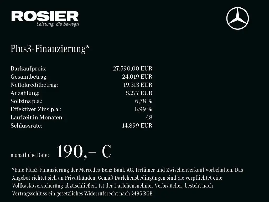 Gebraucht Mercedes A180 Advanced Plus 136 PS (100 kW) 2024 Grau / mountaingrau Limousine