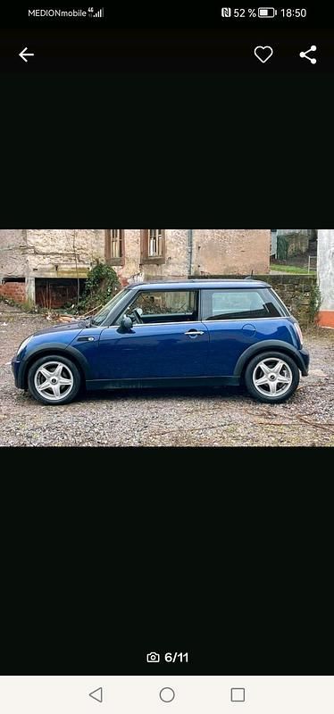 Gebraucht Mini ONE 90 PS (66 kW) 2005 Blau Kleinwagen