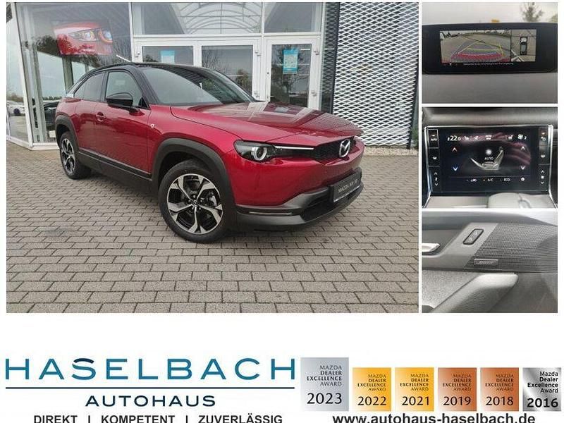 Rot Gebraucht 2023 Mazda MX30 Makoto SUV | 22.745 € (Superpreis) - Bild 1/4