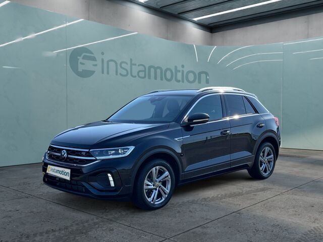 Schwarz Gebraucht 2024 VW T-Roc R-line SUV | 35.042 € (Fairer Preis) - Bild 1/2