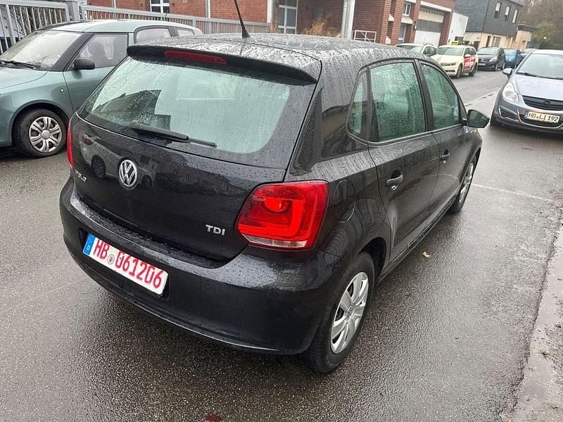 Gebraucht VW Polo Trendline 75 PS (55 kW) 2010 Schwarz Kleinwagen