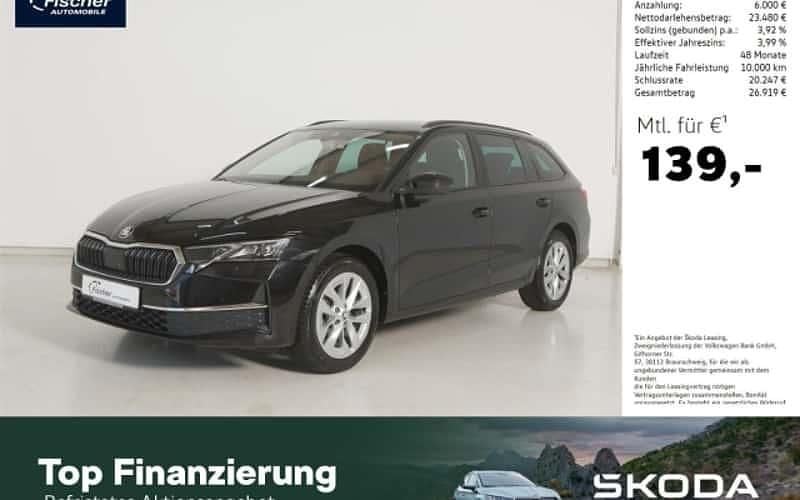 Schwarz Gebraucht 2024 Skoda Octavia Selection Kombi | 29.480 € (Superpreis) - Bild 1/4