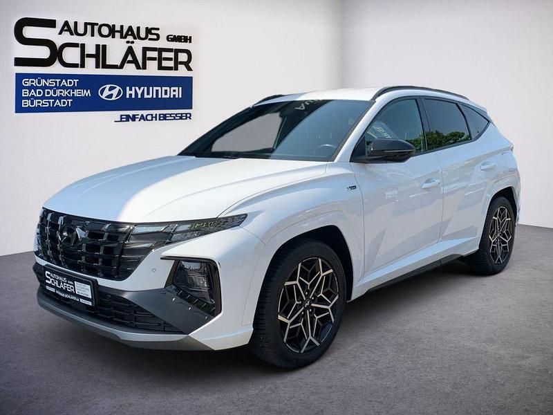 Polar white / sol Gebraucht 2022 Hyundai Tucson N Line SUV | 24.480 € (Fairer Preis) - Bild 1/4