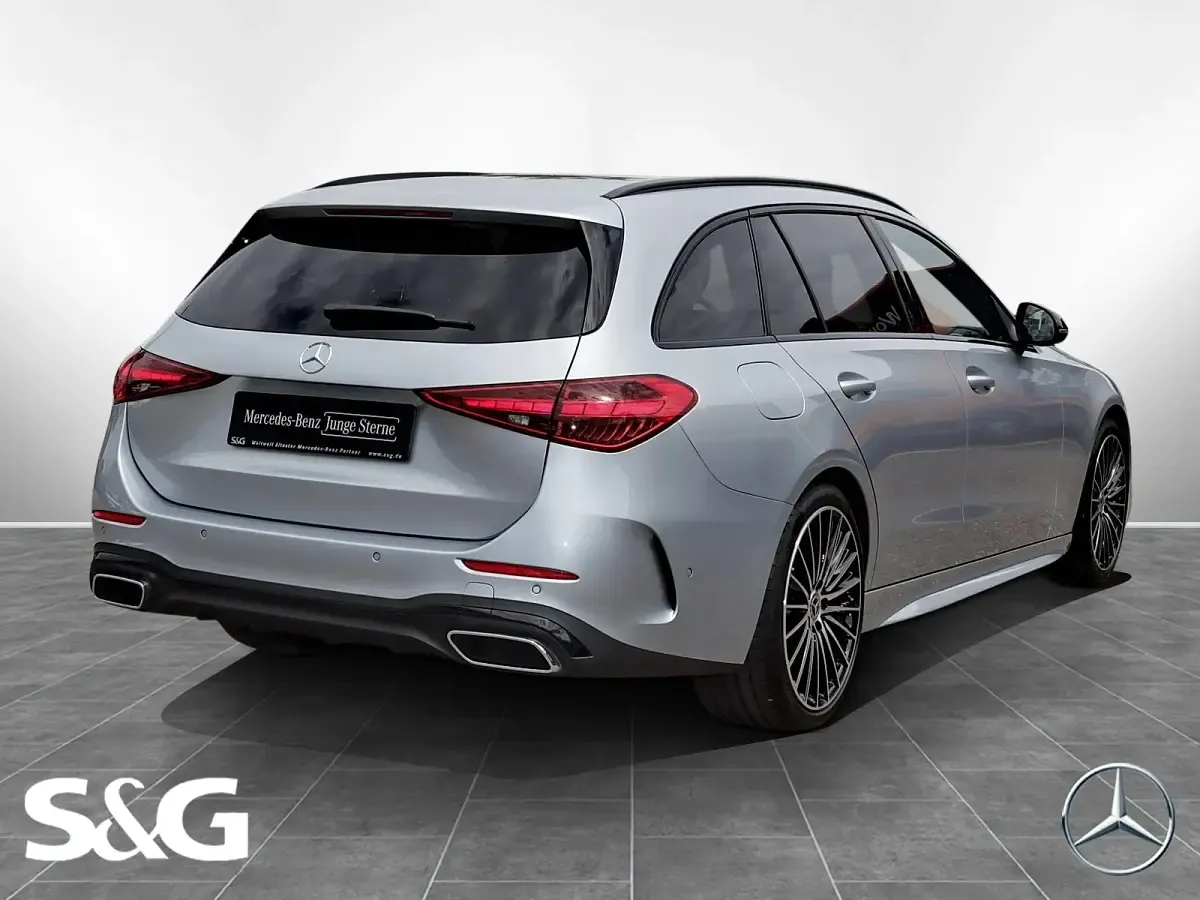 Gebraucht Mercedes C180 AMG 170 PS (125 kW) 2025 Hightechsilber metallic Kombi