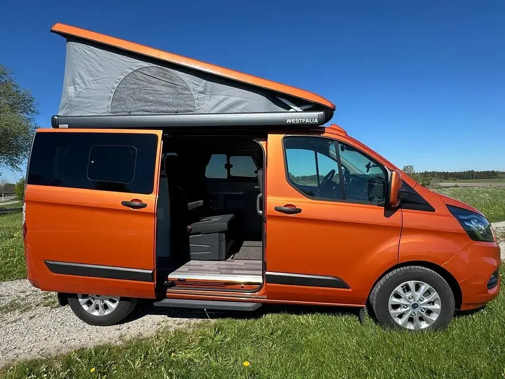 Occasion Ford Transit Custom Nugget 131 ch (96 kW) 2023 Orange