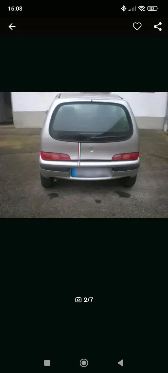 Gebraucht Fiat Seicento 2001 Silber Kleinwagen