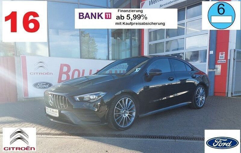 Schwarz Gebraucht 2021 Mercedes CLA200 Limousine | 33.390 € (Fairer Preis) - Bild 1/4