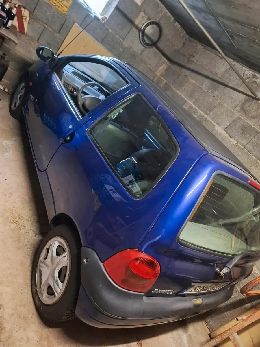 Gebraucht Renault Twingo 61 PS (44 kW) 2001 Blau Kleinwagen