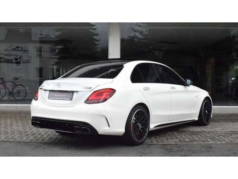 Gebraucht Mercedes C63S AMG 510 PS (375 kW) 2019 Designo diamant bright (metallic) Limousine